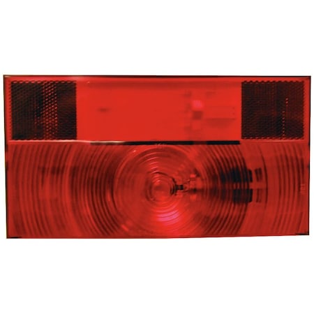 Peterson Stop Turn Tail Light Incandescent Bulb Rectangular Red 8916 Length x 458 Width V25911